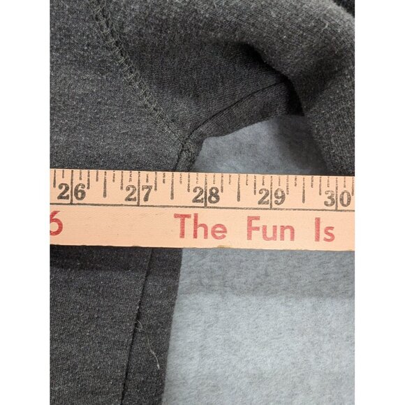 U.S. Polo Assn. Hoodie Mens 2XL Gray Full Zip Fleece Embroidered USPA 3 Sleeve - Picture 6 of 10